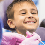 Child receiving pediatric dentistry services at Murfreesboro Family Dentistry
